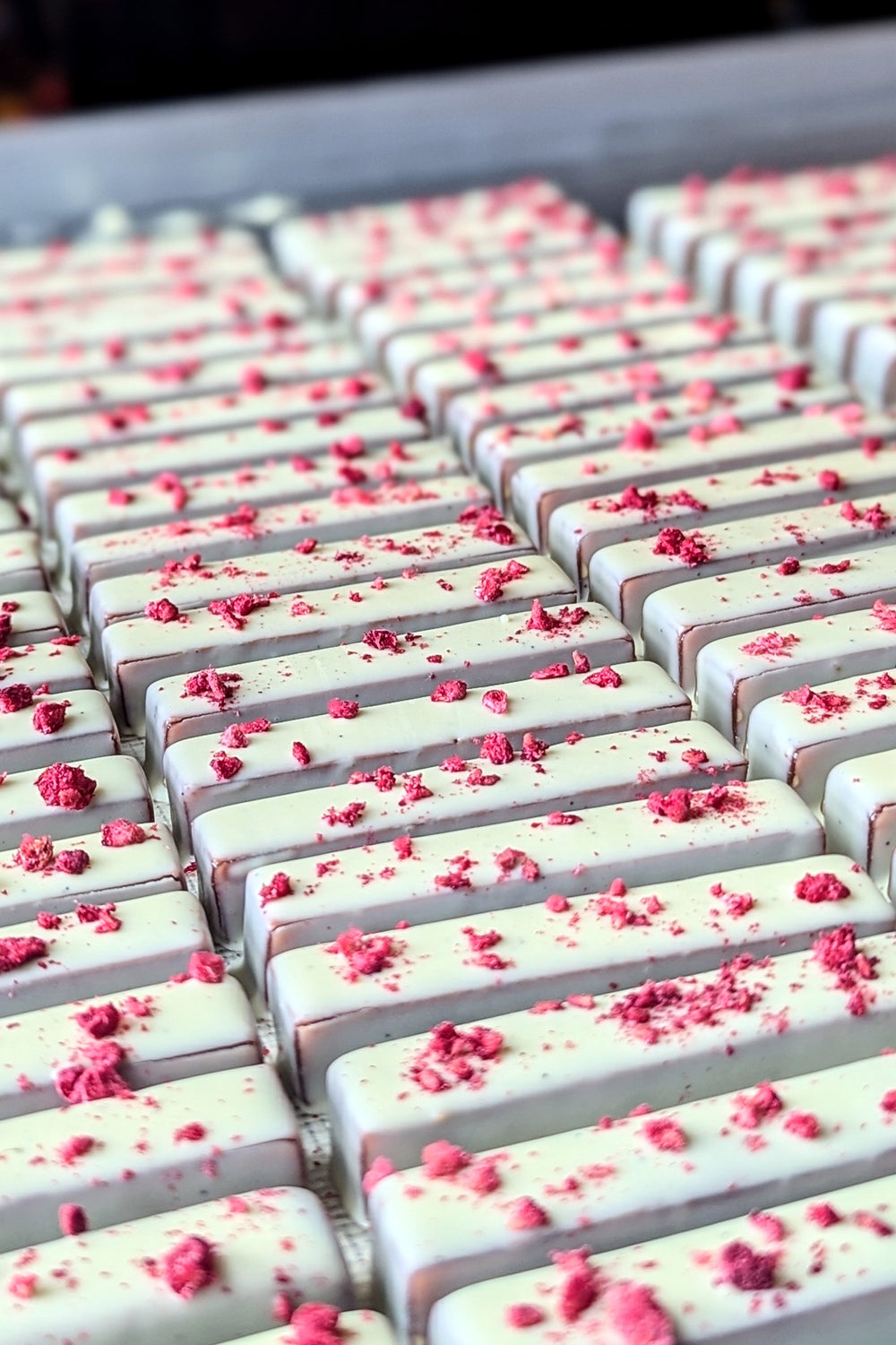 Raspberry Caramel with Vanilla White Chocolate